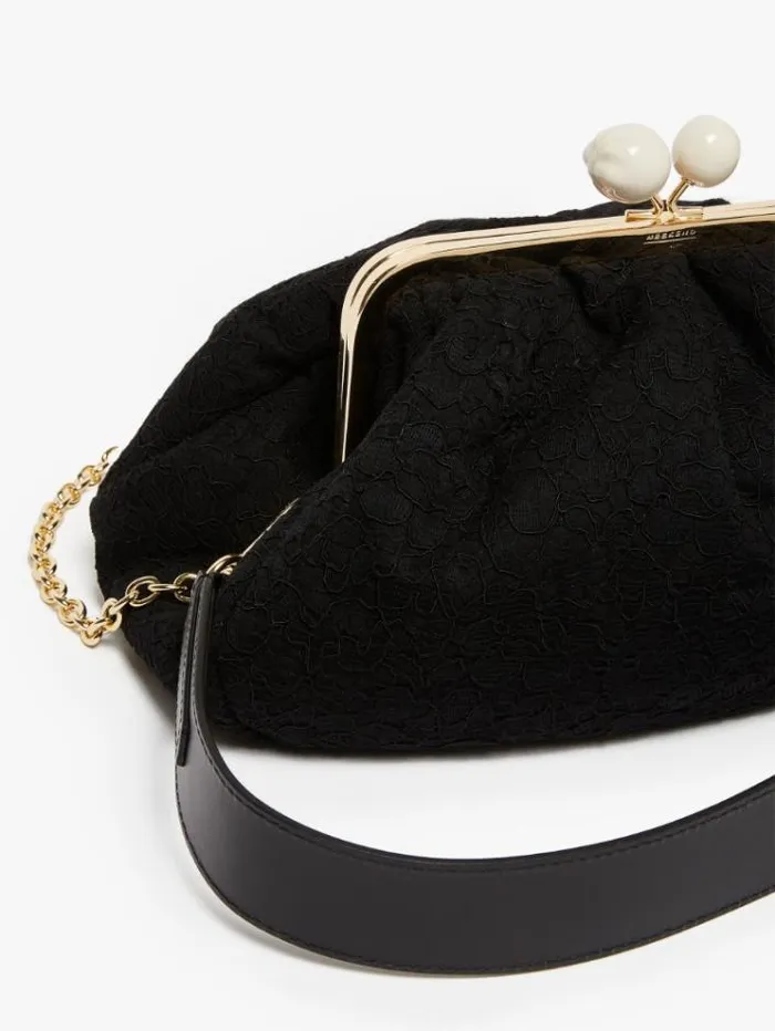 Woman Hommage La France Pasticcino Bag In Lace Black Maxmara Weekend Bag