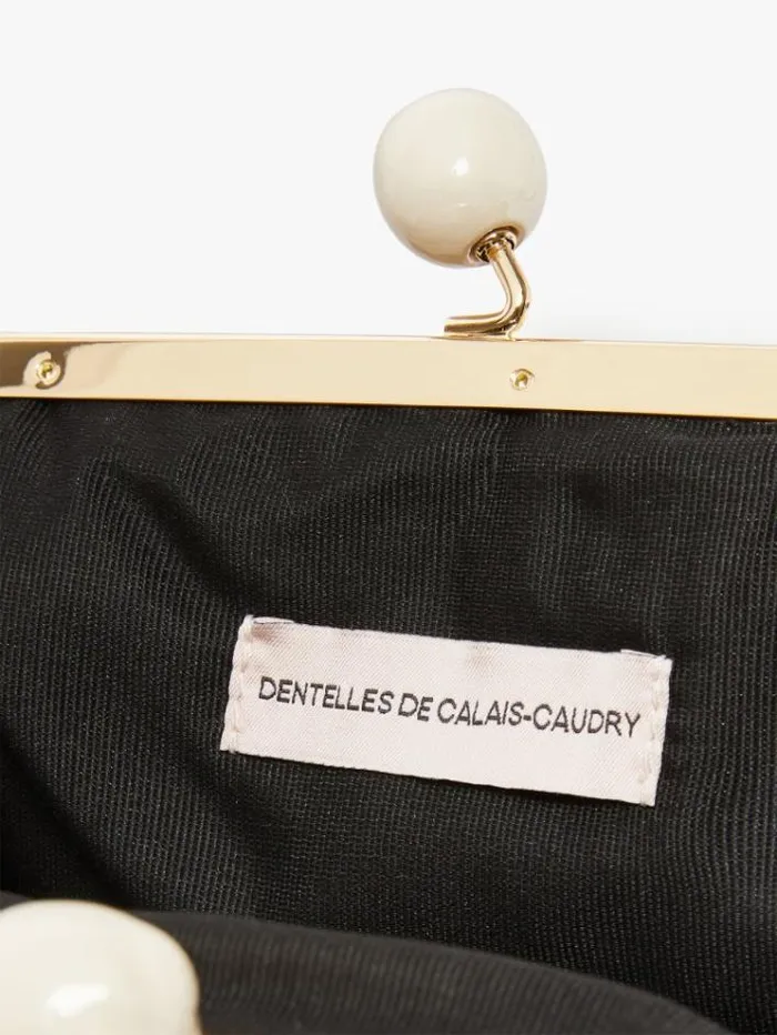Woman Hommage La France Pasticcino Bag In Lace Black Maxmara Weekend Bag