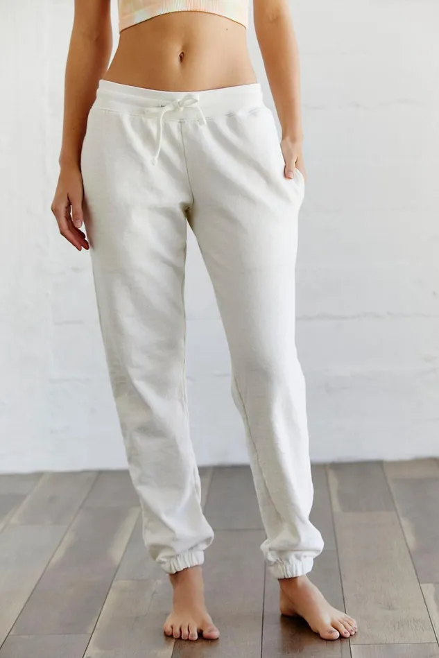 Women Bottoms Free People Upcycle Jogger Vintage White