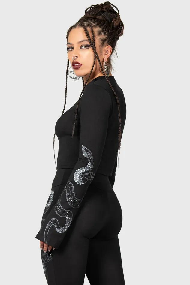 Women Crop Killstar Cornelia Crop Top