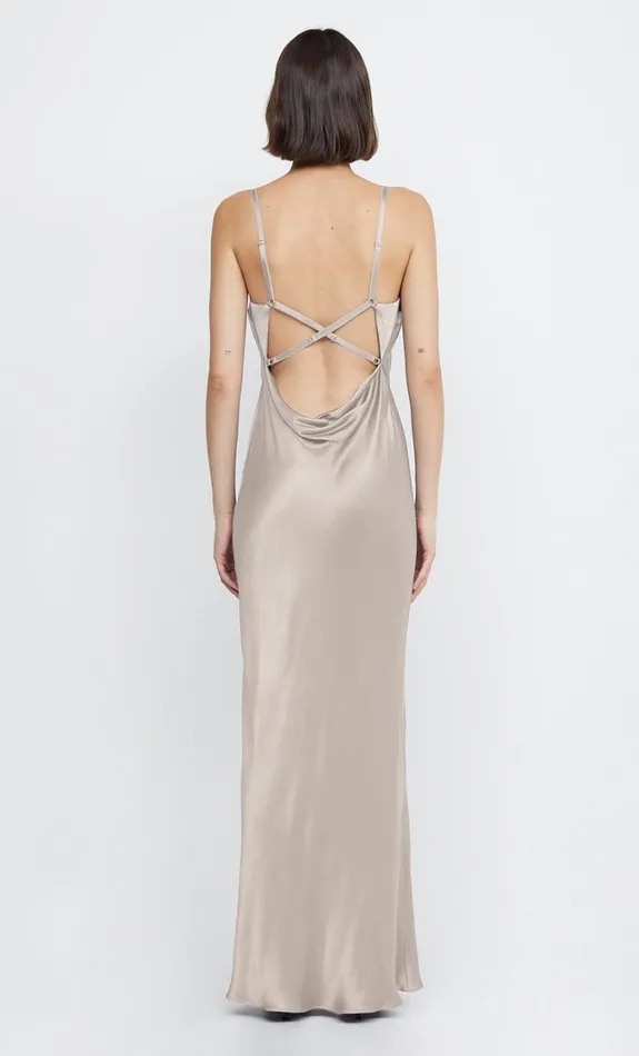 Women Dresses Bec Bridge MALIA MAXI DRESS Smoke Taupe