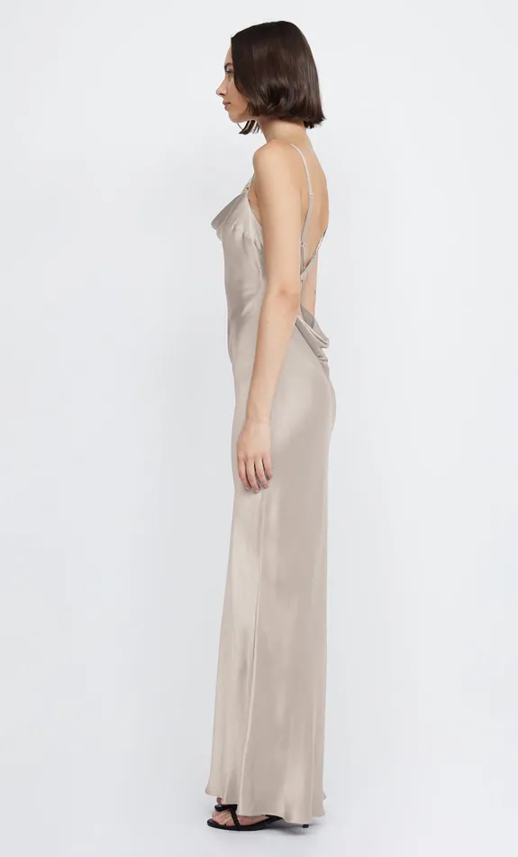 Women Dresses Bec Bridge MALIA MAXI DRESS Smoke Taupe