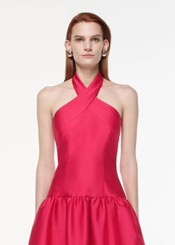 Women Dresses Roland Mouret Taffeta Midi Dress