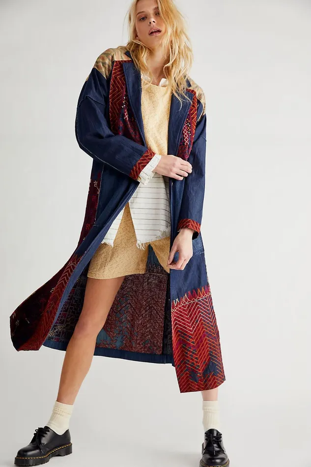 Women Jean Jackets Free People Indigo Dreams Jacket Indigo