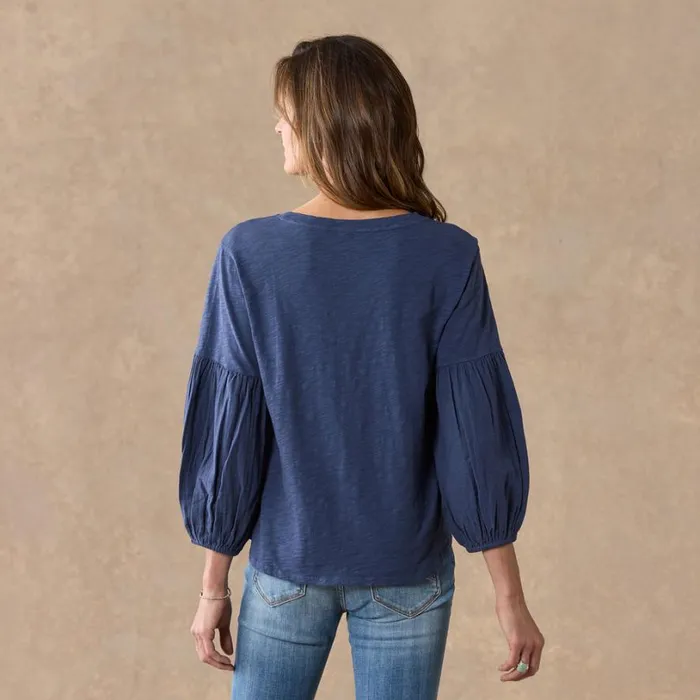 Women Lilly Tee Navy Sundance Catalog Tops Women Lilly Tee Navy Sundance Catalog Tops