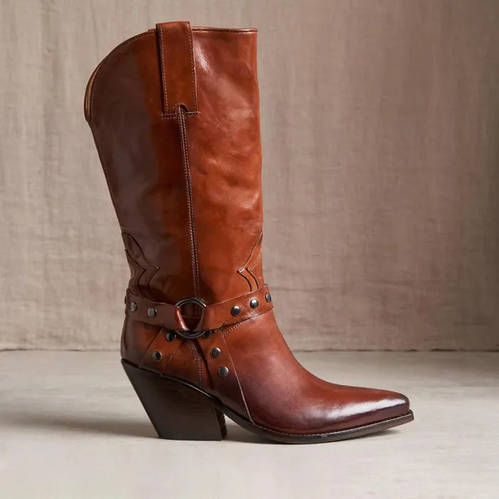 Women Luxe Harness Boots Saddle Sundance Catalog Boots Women Luxe Harness Boots Saddle Sundance Catalog Boots