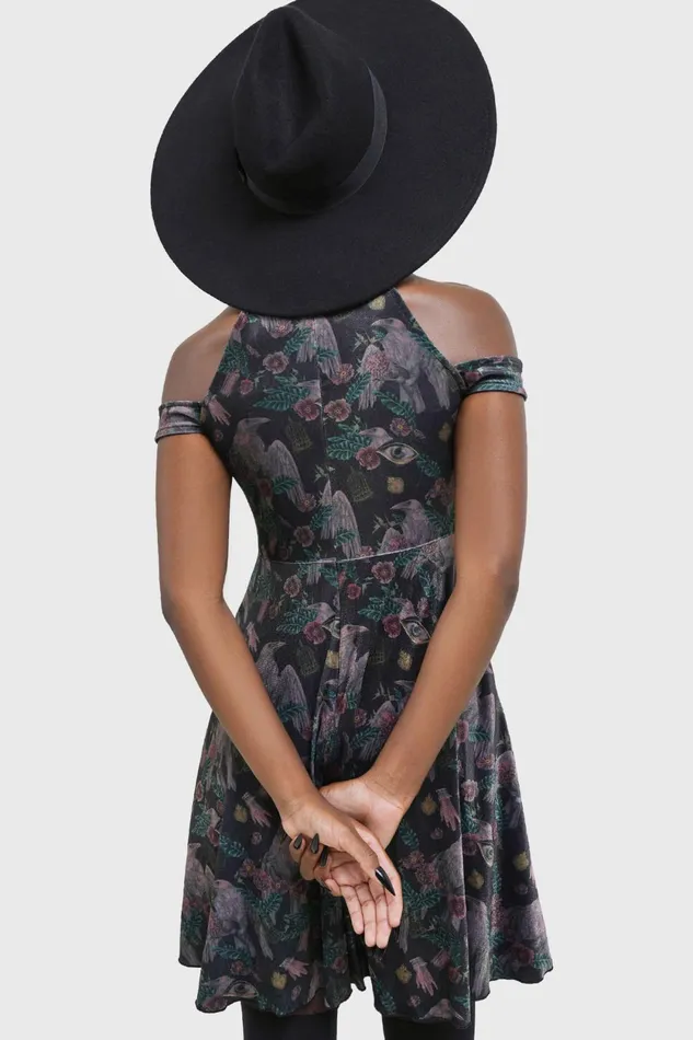 Women Mini Killstar Corax Dress