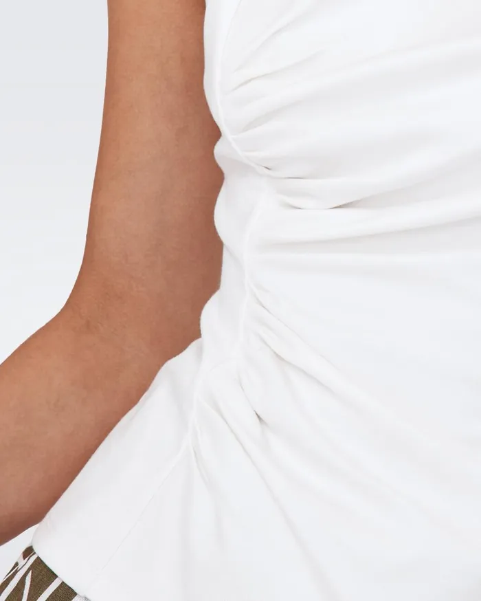 Women Poseidon Top Ivory DVF Tops
