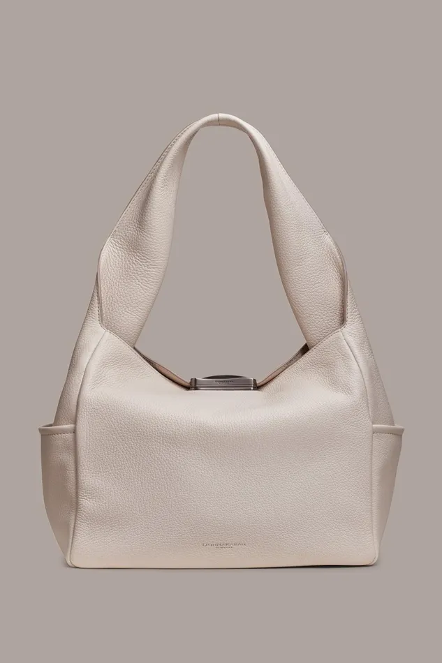 Women Shoulder And Hobo Bags Donna Karan AMAGANSETT SHOULDER BAG Snow Petal