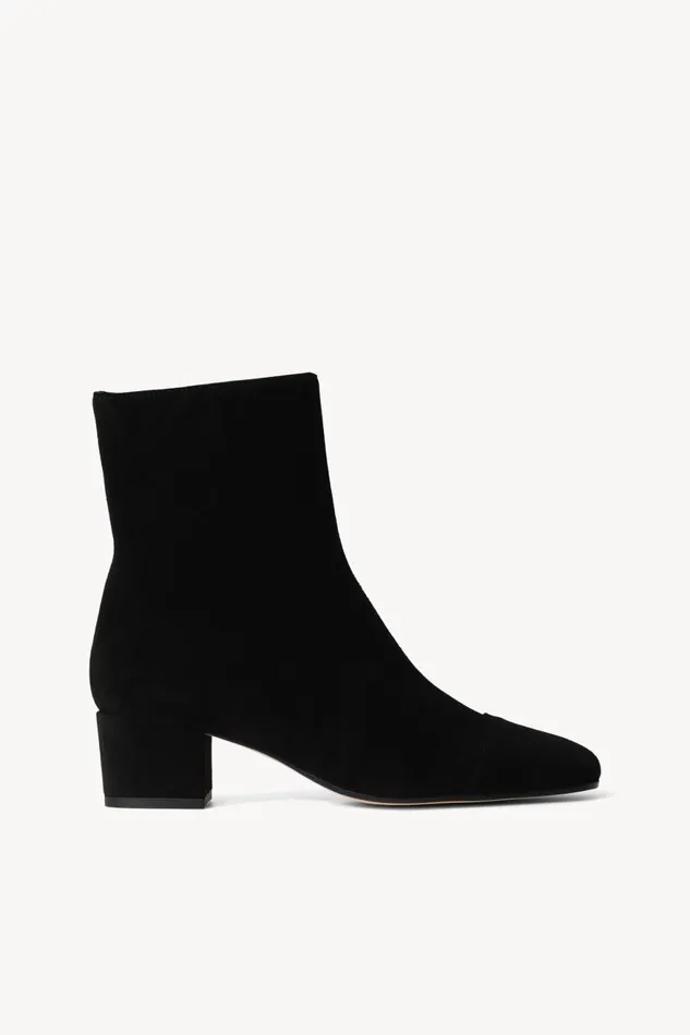 Women STAUD Boots AIMEE SHORT BOOT BLACK SUEDE