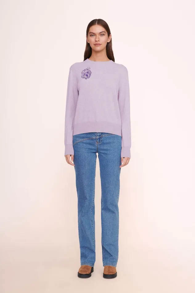 Women STAUD Pet Sweats and Knits CUSTOM STAUD X CBONZ CASHMERE SWEATER LAVENDER