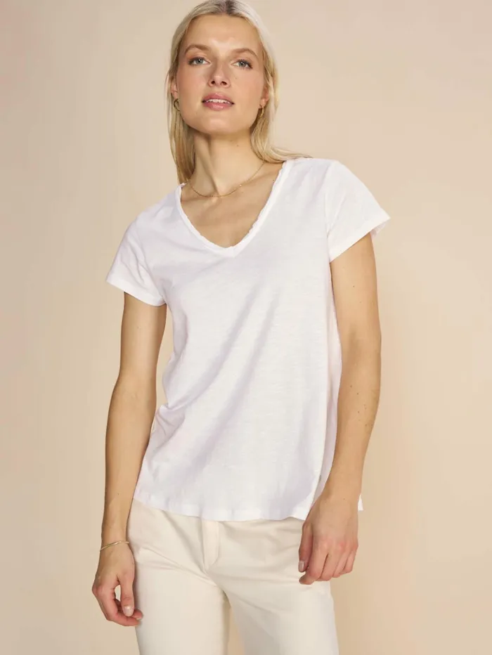 Women Tees MOS MOSH MMTulli VSS Basic Tee White