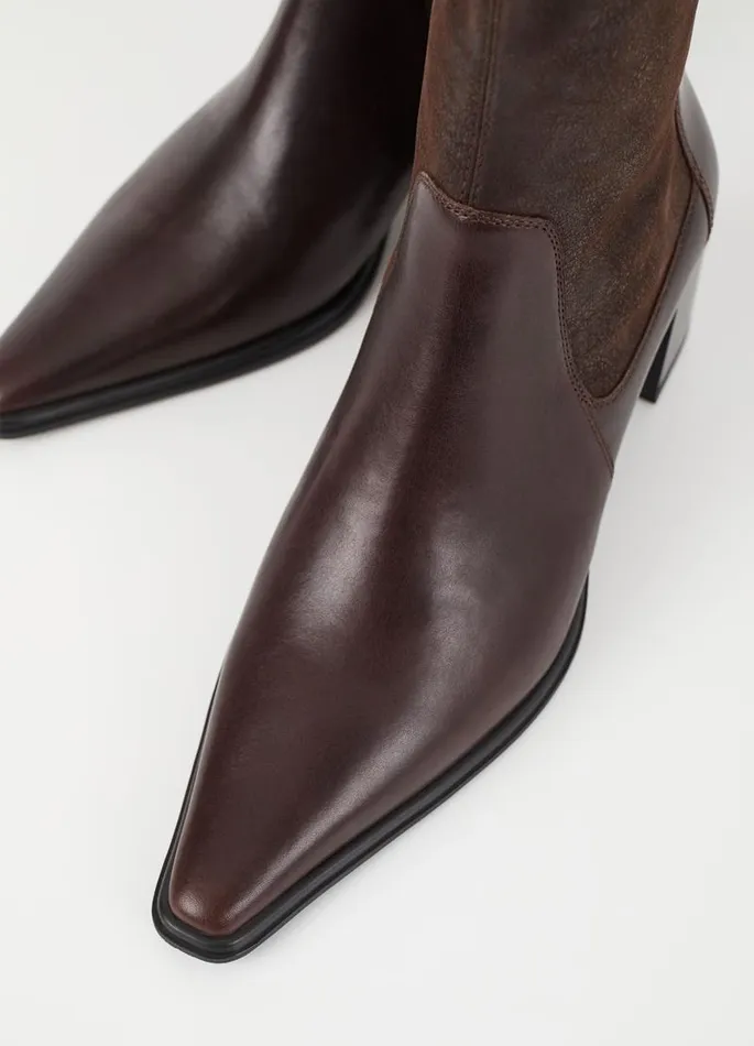 Women Vagabond Boots GISELLE BOOTS Brown Leathercomb