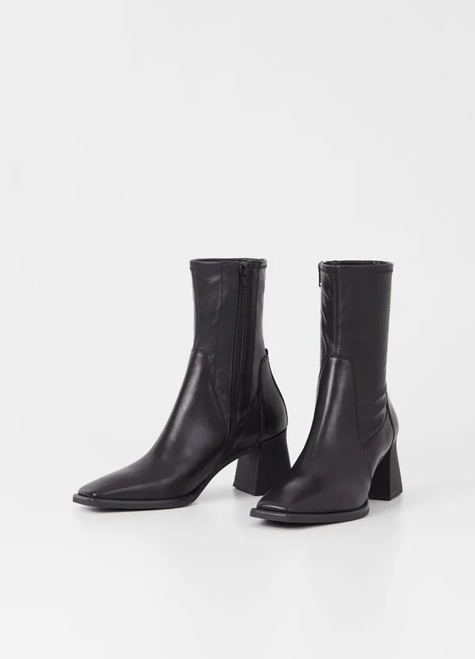Women Vagabond Boots HEDDA BOOTS Black Leathercomb