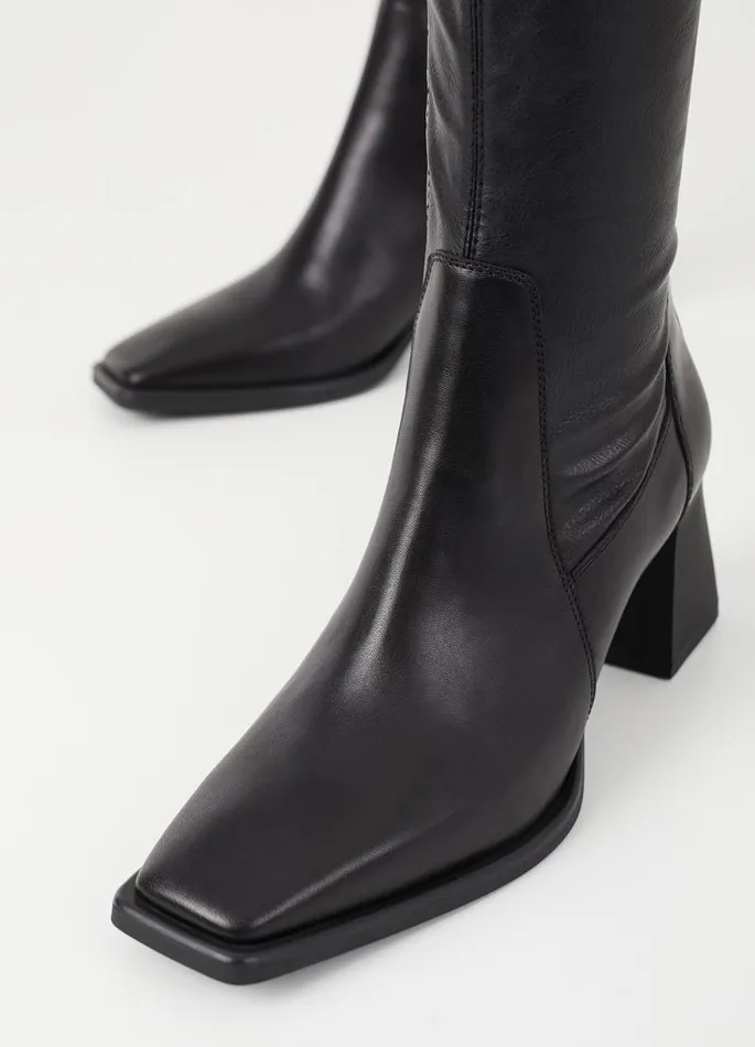 Women Vagabond Boots HEDDA BOOTS Black Leathercomb