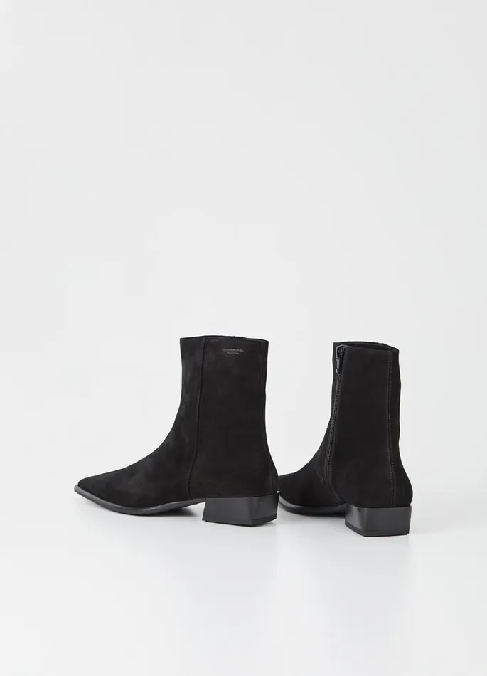 Women Vagabond Boots NELLA BOOTS Black Suede
