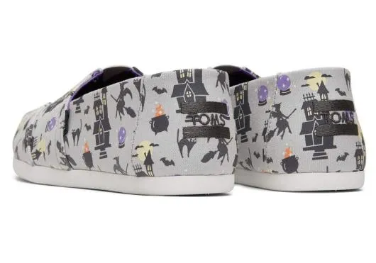Women WomenAlpargata Glow In The Dark Witches And Cats Grey Glow TOMS Exclusives