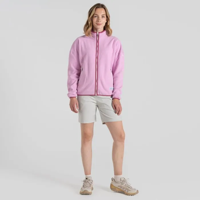 Womens Full Zip Fleece Craghoppers CO2 Renu Full Zip Fleece Pink Lavender Womens Full Zip Fleece Craghoppers CO2 Renu Full Zip Fleece Pink Lavender