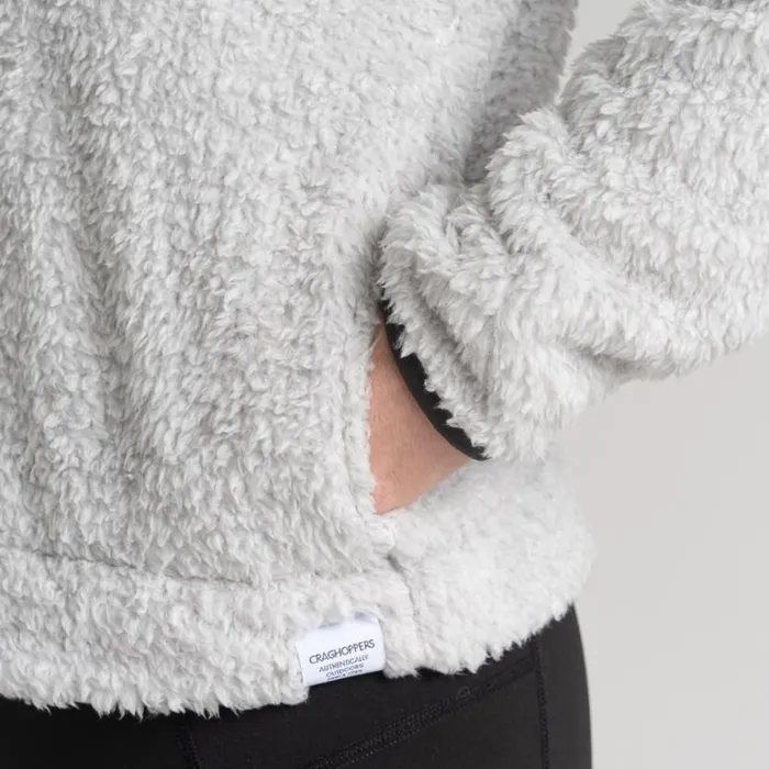 Womens Half Zip Fleece Craghoppers Bronagh Half Zip Fleece Light Grey Marl Womens Half Zip Fleece Craghoppers Bronagh Half Zip Fleece Light Grey Marl