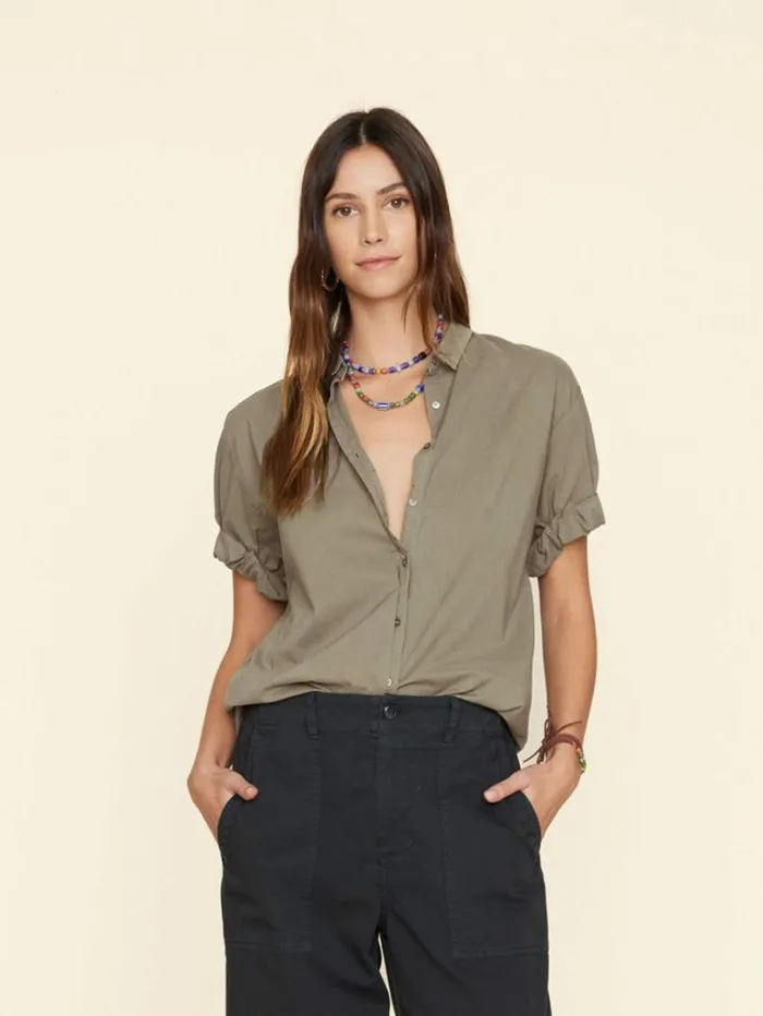 Xirena Four Leaf Clover Channing Shirt Women Shirts