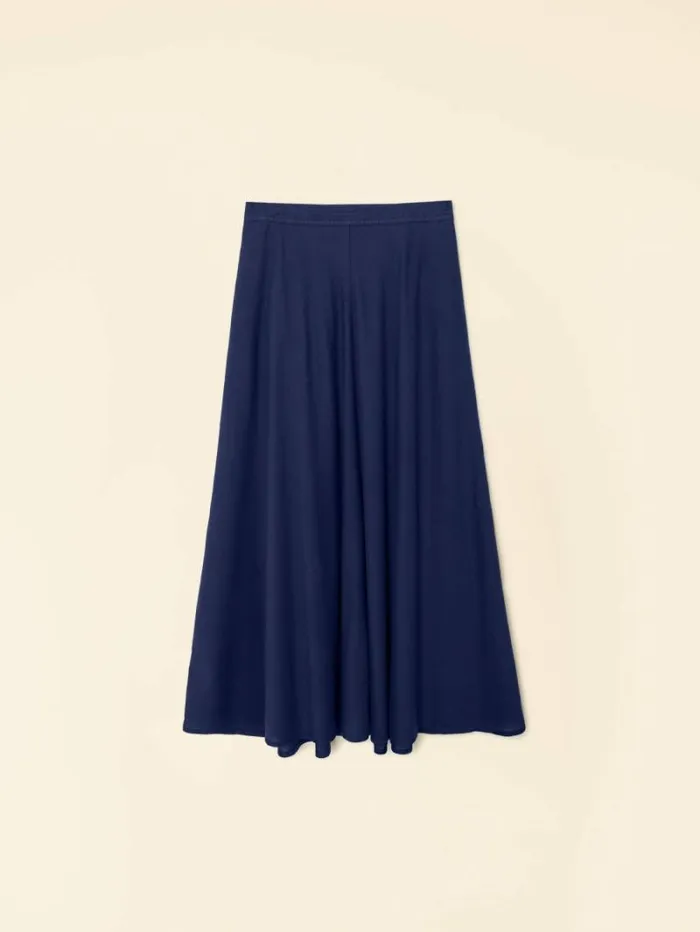 Xirena Navy Stela Skirt Women Skirts